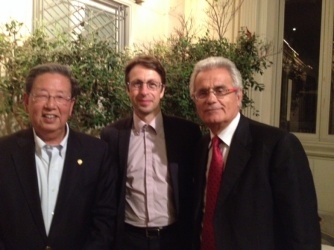 From left to right: Savio L-Y Woo, St&eacute;phane Nouveau, Ramon Cugat